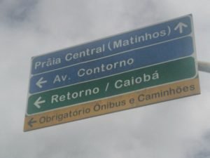 Placa Matinhos Praia Central